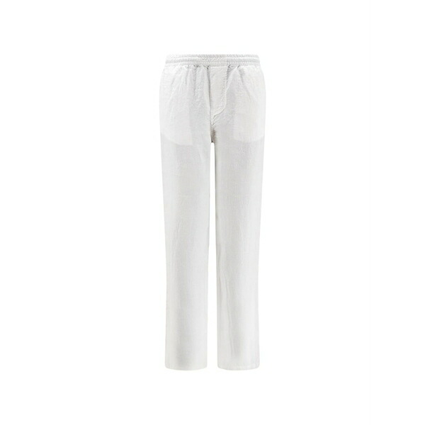 アスペジ メンズ 心地好いズボン下 ボトムス Ventura trousers White