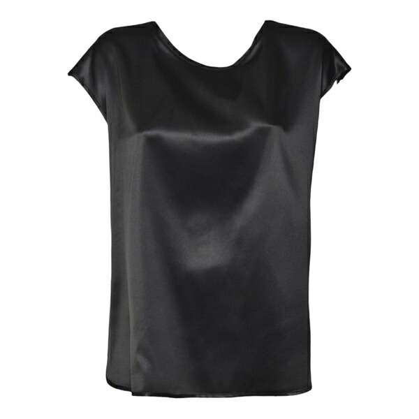 ソロトレ レディース プルオーバー トップス Tie-detail top Black
