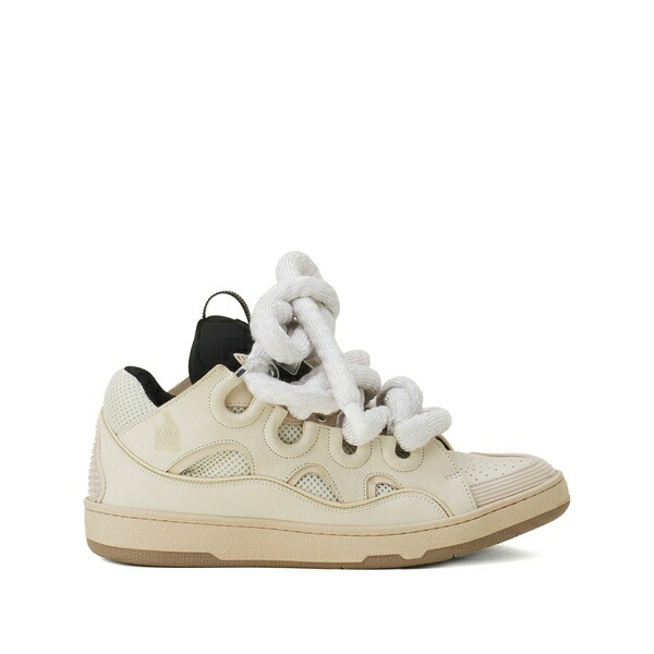 ランバン メンズ スニーカー シューズ Curb perforated sneakers Neutrals