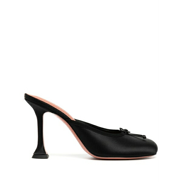 アミナモアディ レディース サンダル シューズ 95mm lila mules Black|asty