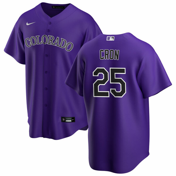 新品 ナイキ メンズ ユニフォーム トップス Colorado Rockies Nike Alternate Replica Custom Jersey Purple 大阪直営店サイト Livinginmalta Com