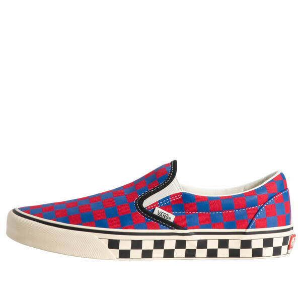Vans バンズ メンズ スニーカー 【Vans Classic Slip-On Checkerboard 'Red Blue' VN000DAHRDB】 サイズ US_11(29.0cm)｜asty