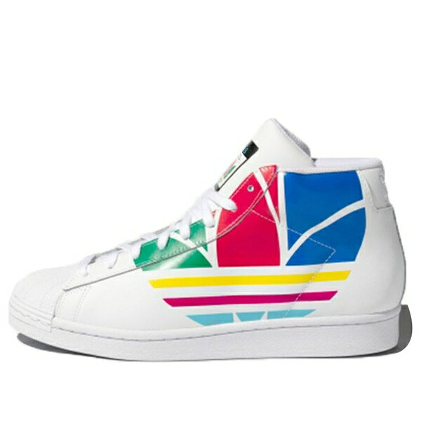 adidas アディダス メンズ スニーカー 【adidas Pro Model Shoes 'White Multi-Color' FY1549】 サイズ US_8(26.0cm)｜asty