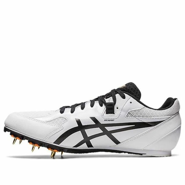 ASICS アシックス メンズ スニーカー 【ASICS Effort 13 Track and Field Spike Shoes 'White Black' 1093A167-100】 サイズ US_10(28.0cm)|asty
