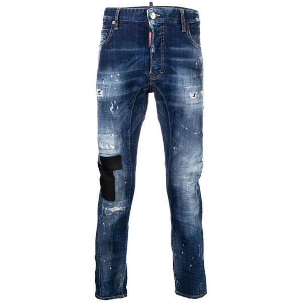 ディースクエアード デニムパンツ ボトムス レディース Denim pants Blue IqbktJ9qgL, ファッション -  www.velver.hu