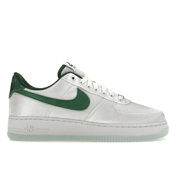 Nike ナイキ レディース スニーカー 【Nike Air Force 1 Low '07 Satin White Pine Green (Women's)】 サイズ US_9.5(26.5cm) White/Pine Green｜asty