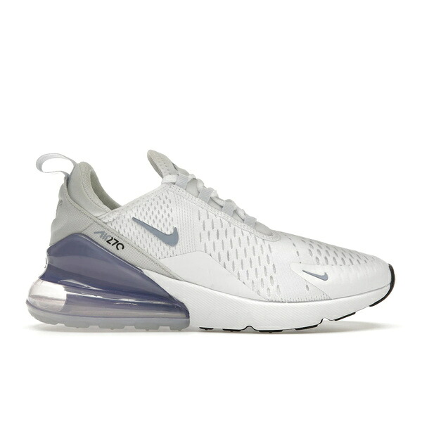 Nike ナイキ レディース スニーカー  【Nike Air Max 270 White Blue Whisper (Women\u0027s)】  大きさ US_6(23.0糎) White/Football Grey/White/Blue Whisper