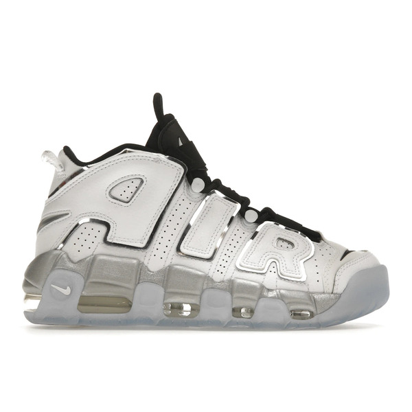 Nike ナイキ レディース スニーカー  【Nike Air More Uptempo SE White Chrome (Women\u0027s)】  大きさ US_5(22.0糎) White/Black/Clear/Metallic Silver