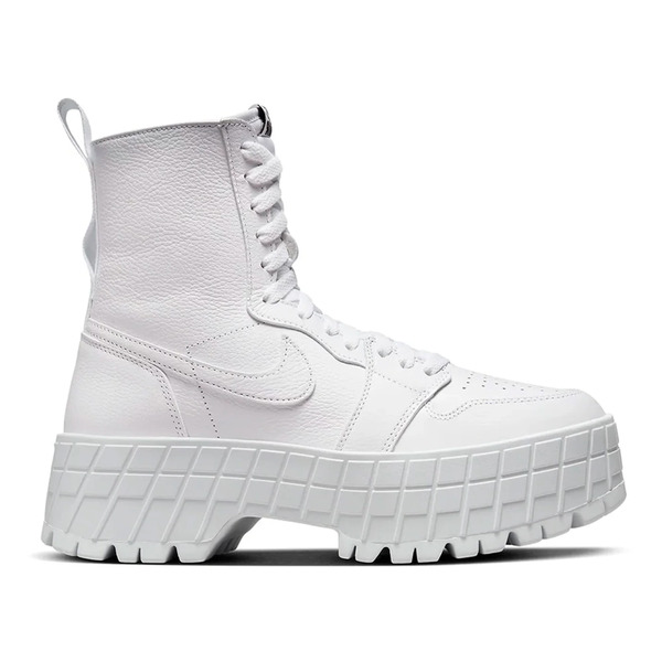 Jordan ジョーダン レディース スニーカー 【Jordan 1 High Brooklyn Triple White (Women's)】 サイズ US_W_11.5 White/White/Black/White/White｜asty