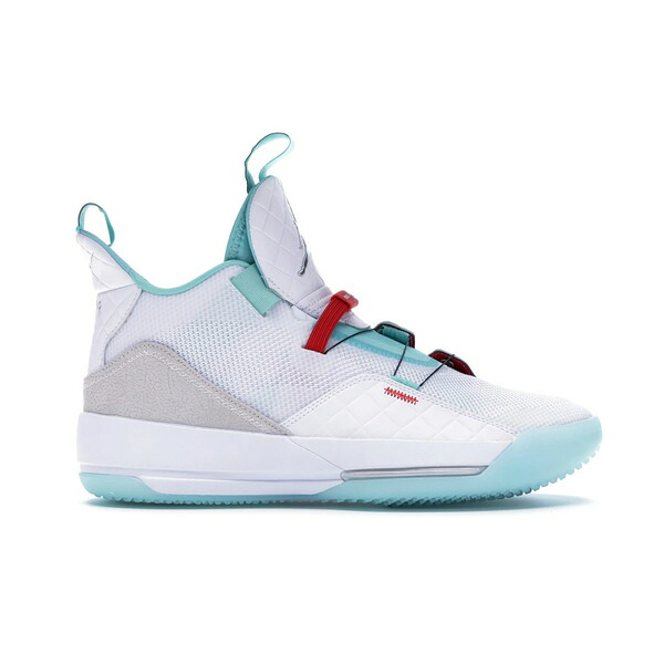 Jordan ジョーダン メンズ スニーカー  【Jordan XXXIII Guo Ailun PE】  サイズ US_10(28.0cm) White/Metallic Silver-University Red-Clear Jade
