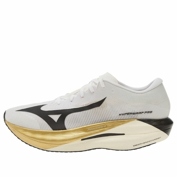 Mizuno ミズノ メンズ スニーカー 【Mizuno Hyperwarp Pro 'White Black Gold' J1GC267401】 サイズ US_11(29.0cm)｜asty