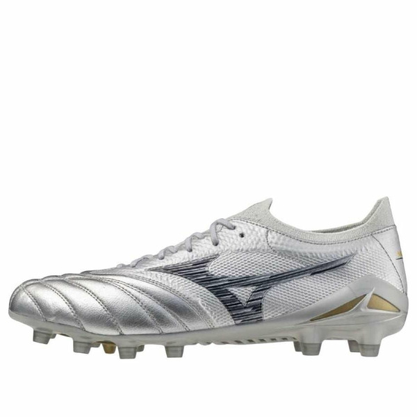 Mizuno ミズノ メンズ スニーカー  【Mizuno Morelia Neo 4 Beta Japan FG \u0027Platinum Silver Pack Silver Gold\u0027 P1GA254004】  大きさ US_10.5(28.5糎)
