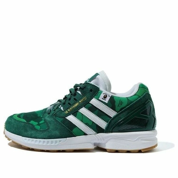 adidas アディダス メンズ スニーカー  【adidas x A Bathing Ape x Undefeated ZX 8000 A-ZX Series - Green Camo FY8851】  サイズ US_11(29.0cm)