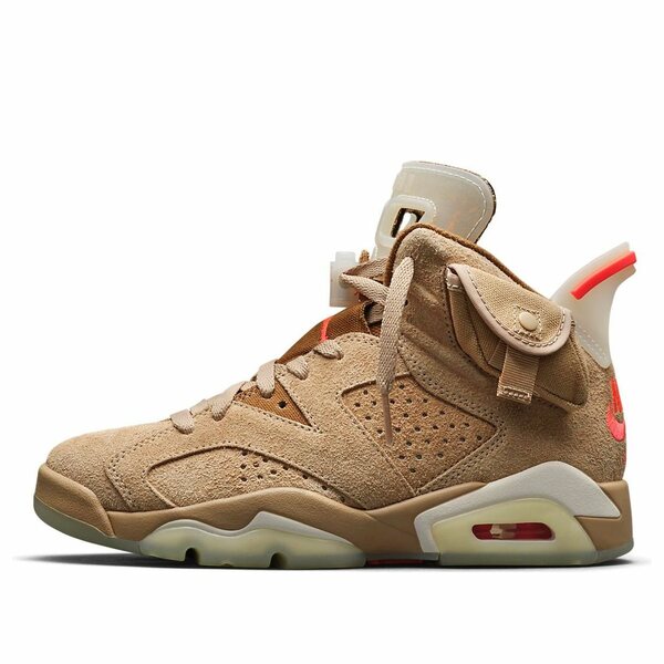 Jordan ジョーダン メンズ スニーカー 【Air Jordan 6 Retro x Travis Scott 'British Khaki' DH0690-200】 サイズ US_11.5(29.5cm)｜asty
