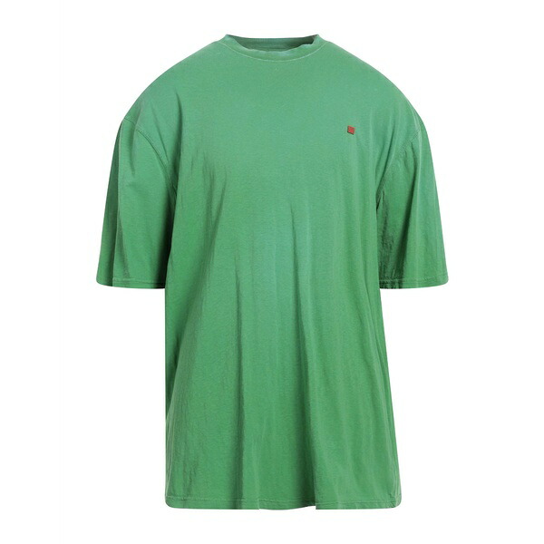 【送料無料】 アクネ ストゥディオズ メンズ Tシャツ トップス T-shirts Green｜asty