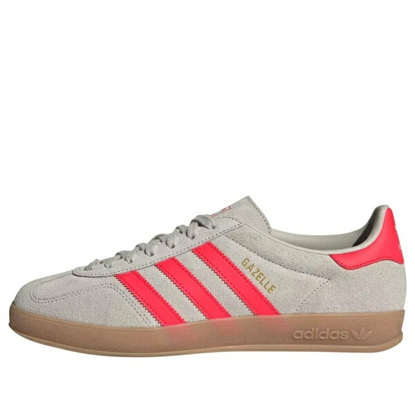 adidas アディダス メンズ スニーカー 【adidas Gazelle Indoor 'Beige Lucid Red' JR3840】 サイズ US_5(23.0cm)|asty