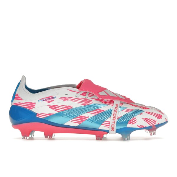 adidas アディダス メンズ スニーカー  【adidas Predator Elite Foldover Tongue FG Reemergence Pack】  大いさ US_10(28.0糎) Cloud White/Solar Blue/Solar Pink 靴-スニーカー