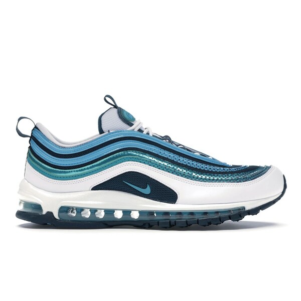 Nike ナイキ メンズ スニーカー 【Nike Air Max 97 White Nightshade Spirit Teal】 サイズ US_7.5(25.5cm) White/Nightshade-Blue Fury-Spirit Teal｜asty 76,890円