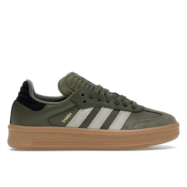 adidas アディダス メンズ スニーカー  【adidas Samba XLG Olive Strata Wonder Beige Gold Metallic】  大きさ US_8.5(26.5糎) Olive Strata/Wonder Beige/Gold Metallic