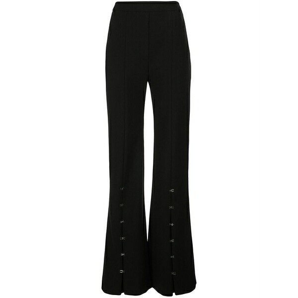 エラリー レディース カジュアルパンツ ボトムス Clasped flare trousers Black｜asty