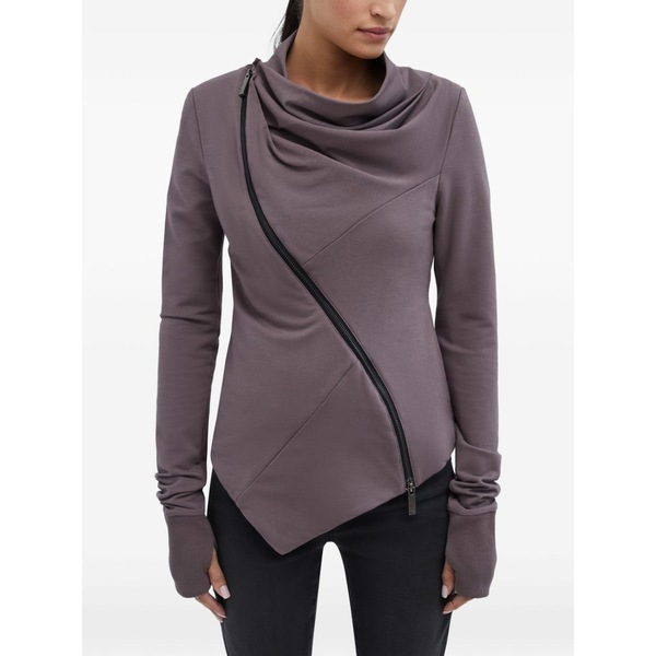 マルセラ レディース ジャケット&ブルゾン アウター Hoyt cowl-neck zip jacket Purple|asty