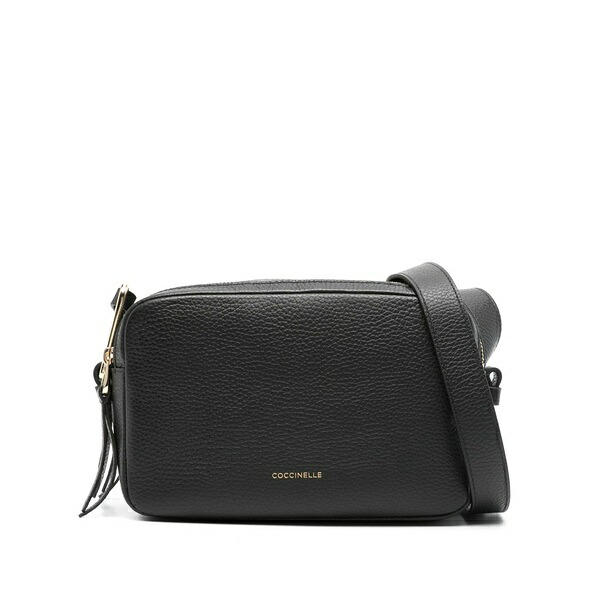 コチネレ レディース ショルダーバッグ バッグ Small malory leather shoulder bag Black｜asty