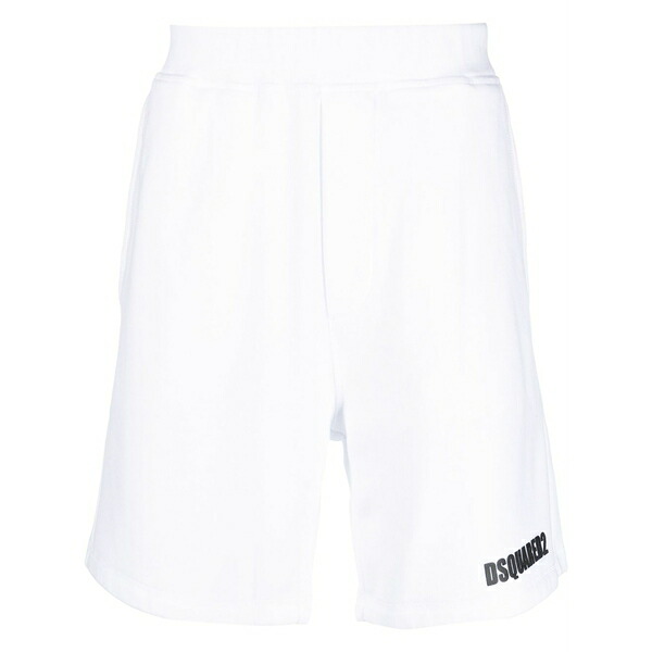 ディースクエアード メンズ カジュアルパンツ ボトムス Debossed-logo bermuda shorts White｜asty 62,040円