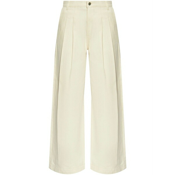 セオリー レディース カジュアルパンツ ボトムス Pleat-detailing trousers White|asty