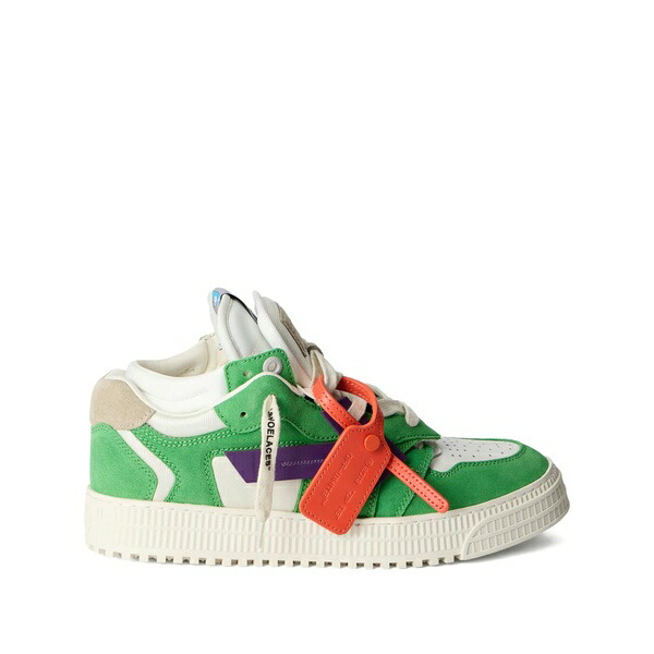 オフホワイト メンズ スニーカー シューズ 3.0 floating arrow sneakers Green｜asty