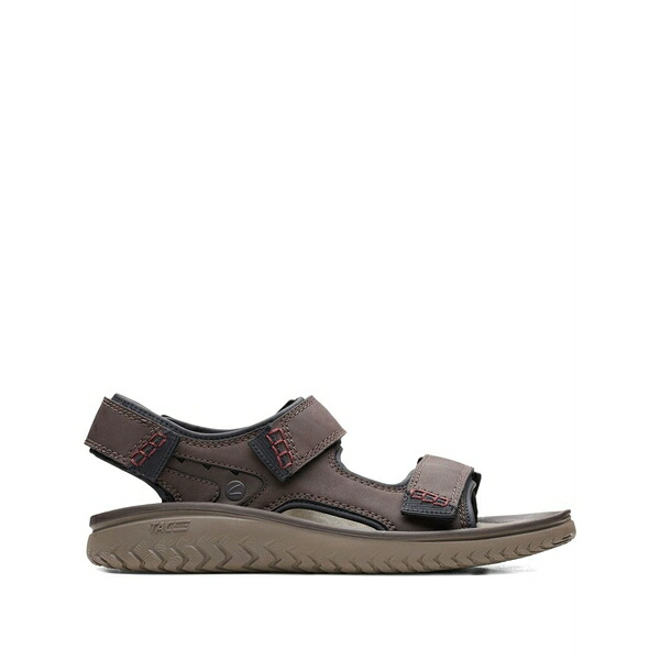 クラークス メンズ サンダル シューズ Wesley bay sandals Brown｜asty
