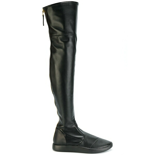 ジュゼッペザノッティ レディース ブーツ シューズ Runner thigh length boots Black｜asty