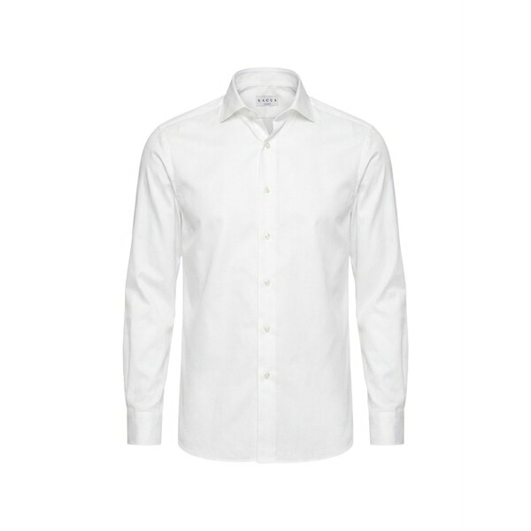 ザカス メンズ シャツ トップス Button-up shirt White|asty