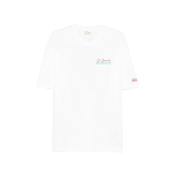 エムシーツーセイントバース メンズ Tシャツ トップス Delmar graphic-print cotton t-shirt White|asty