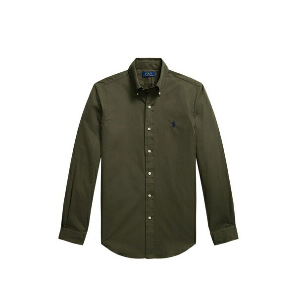 ラルフローレン メンズ シャツ トップス Long-sleeve shirt Green|asty