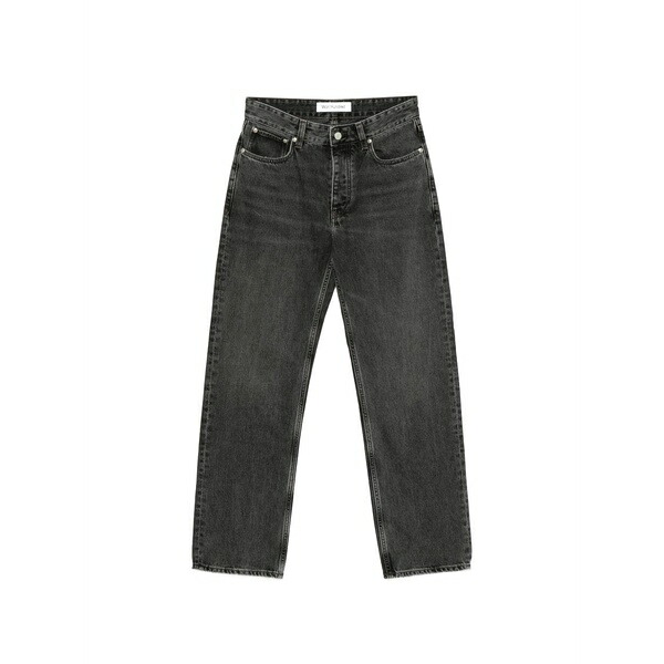 ウォンハンドレッド メンズ デニムパンツ ボトムス Steve belt-loop jeans Black｜asty