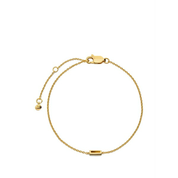 モニカヴィナダー レディース ブレスレット・バングル・アンクレット アクセサリー Initial i chain bracelet Gold｜asty