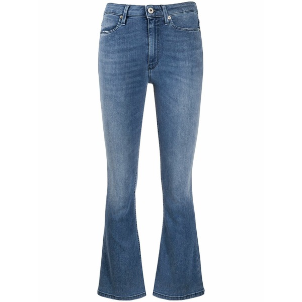 ドンダップ レディース カジュアルパンツ ボトムス Slim cropped trousers Blue|asty