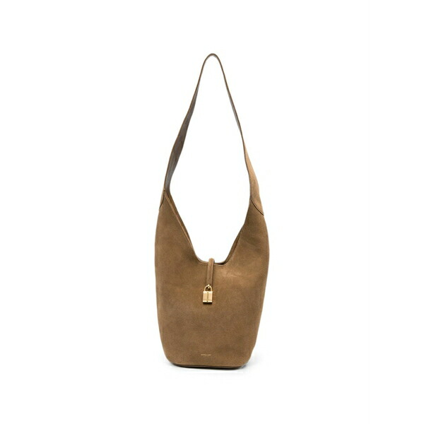 デメリエー レディース ショルダーバッグ バッグ Siena suede shoulder bag Brown|asty
