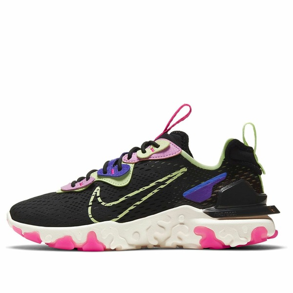 Nike ナイキ レディース スニーカー  【(WMNS) Nike React Vision \u0027Black Beyond Pink Volt\u0027 CI7523-005】  大いさ US_6.5(23.5糎)