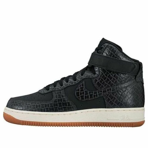 Nike ナイキ レディース スニーカー  【(WMNS) Nike Air Force 1 High Premium \u0027Croc Black Gum\u0027 654440-009】  大きさ US_7.5(24.5珊)