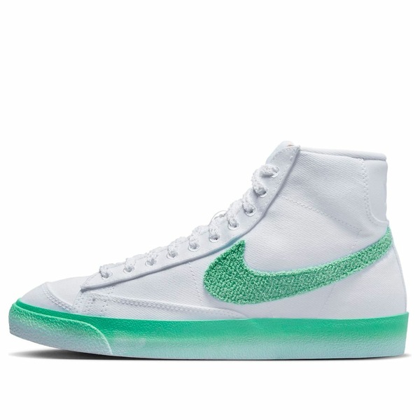 Nike ナイキ レディース スニーカー  【(WMNS) Nike Blazer Mid \u002777 \u0027Chenille Swoosh - Green Fade\u0027 FJ4547-100】  大きさ US_8(25.0珊)