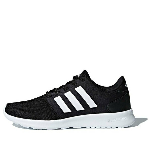 adidas アディダス レディース スニーカー 【(WMNS) adidas Cloudfoam QT Racer \'Core Black White\' DB0275】 サイズ US_6.5(23.5cm)|asty