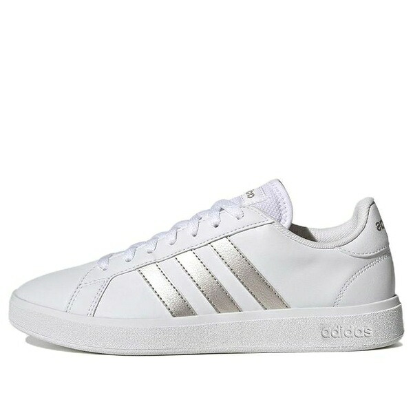 adidas アディダス レディース スニーカー  【(WMNS) adidas Neo Grand Court  \u0027White Platinum Metallic\u0027 GW9263】  大きさ US_6(23.0珊)