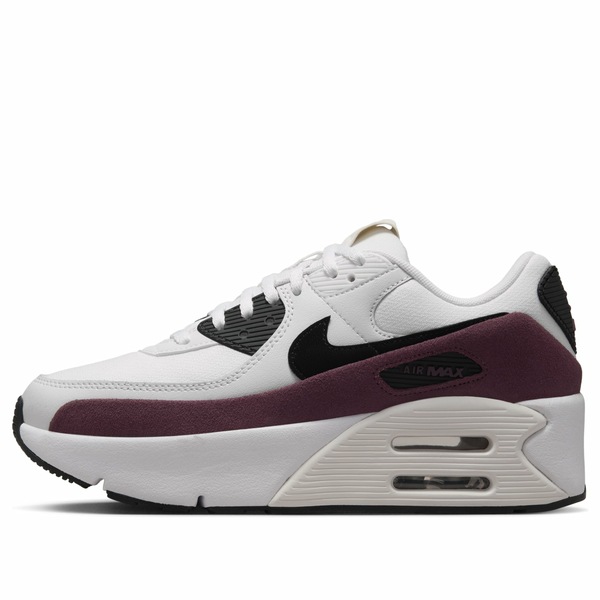 Nike ナイキ レディース スニーカー  【(WMNS) Nike Air Max 90 LV8 \u0027Sail Night Maroon Phantom Black\u0027 FD4328-107】  大きさ US_W_10