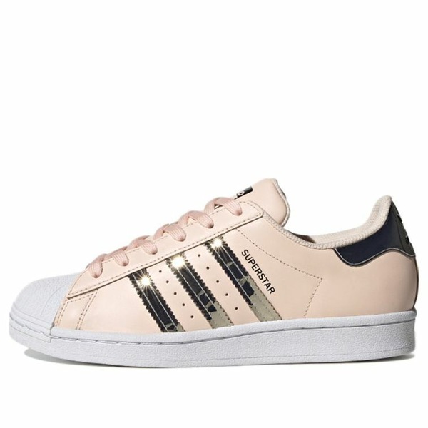 adidas アディダス レディース スニーカー  【(WMNS) adidas Superstar \u0027Metallic 3 Stripes - Pink Tint\u0027 FW5014】  大きさ US_8(25.0珊)