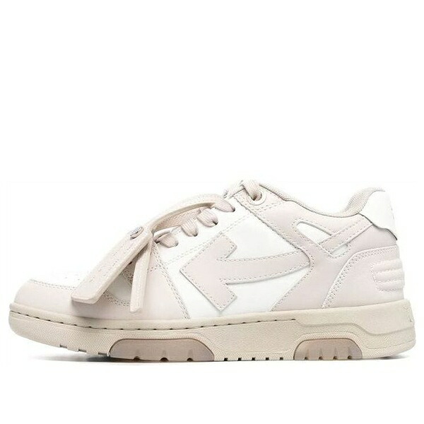 Off-White 象牙色 レディース スニーカー  【(WMNS) Off-White Out Of Office Low-Top Sneakers \u0027White Beige\u0027 OWIA259C99LEA0010161】  大いさ US_6(23.0糎)