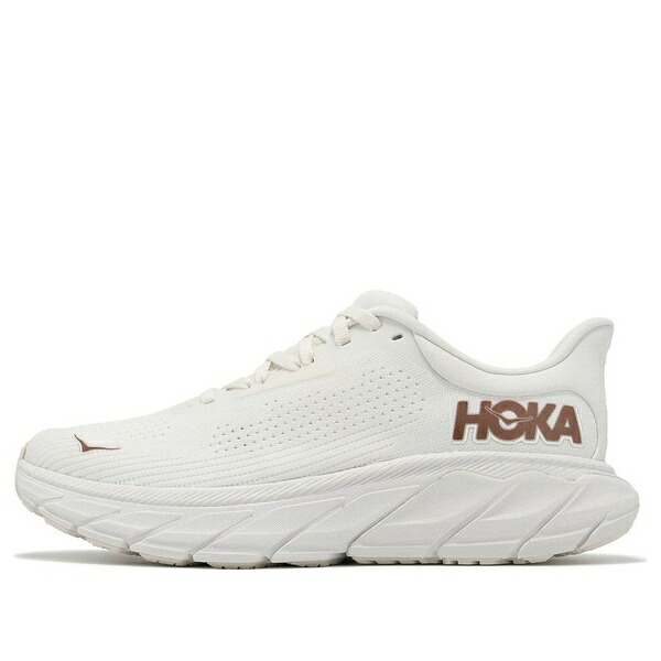 HOKA ONE ONE ホカオネオネ レディース スニーカー 【(WMNS) HOKA ONE ONE Arahi 7 'Blanc De Blanc Rose Gold' 1147851-BSG】 サイズ US_W_10｜asty