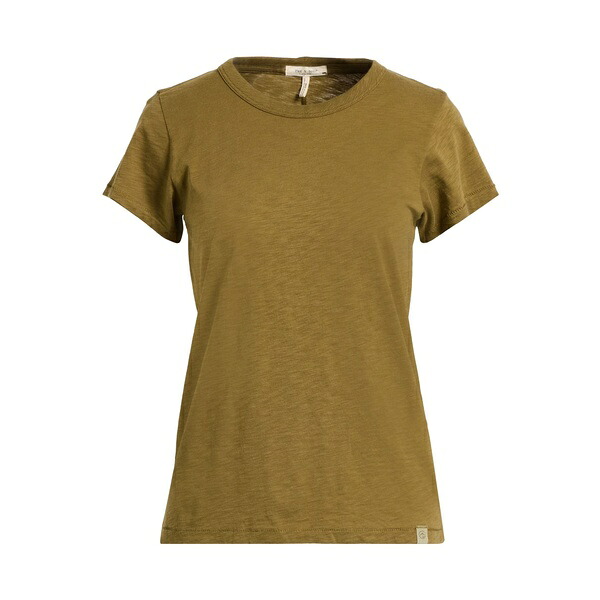 【貨物輸送無料】 ラグアンドボーン レディース ティーシャツ トップス T-shirts Green Tシャツ・カットソー-レディースファッション