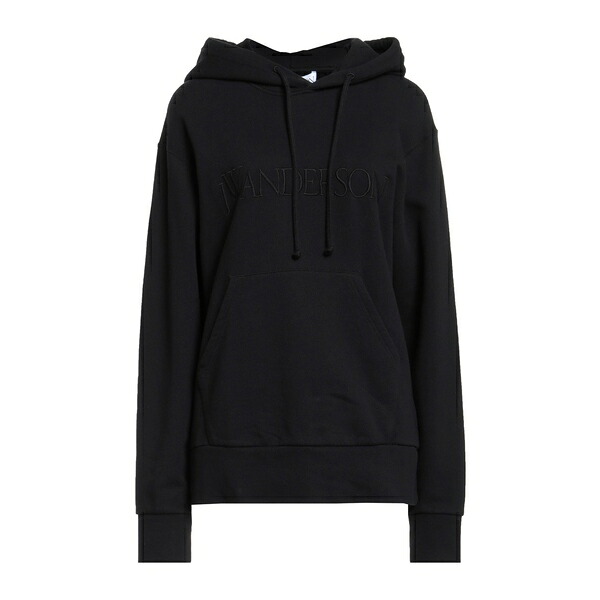 【貨物輸送無料】 J.W.アンダーソン レディース パーカー・スウェットシャツ アウター Sweatshirts Black