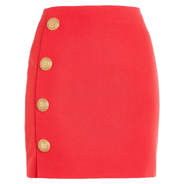 【送料無料】 バルマン レディース スカート ボトムス Mini skirts Red｜asty 81,840円